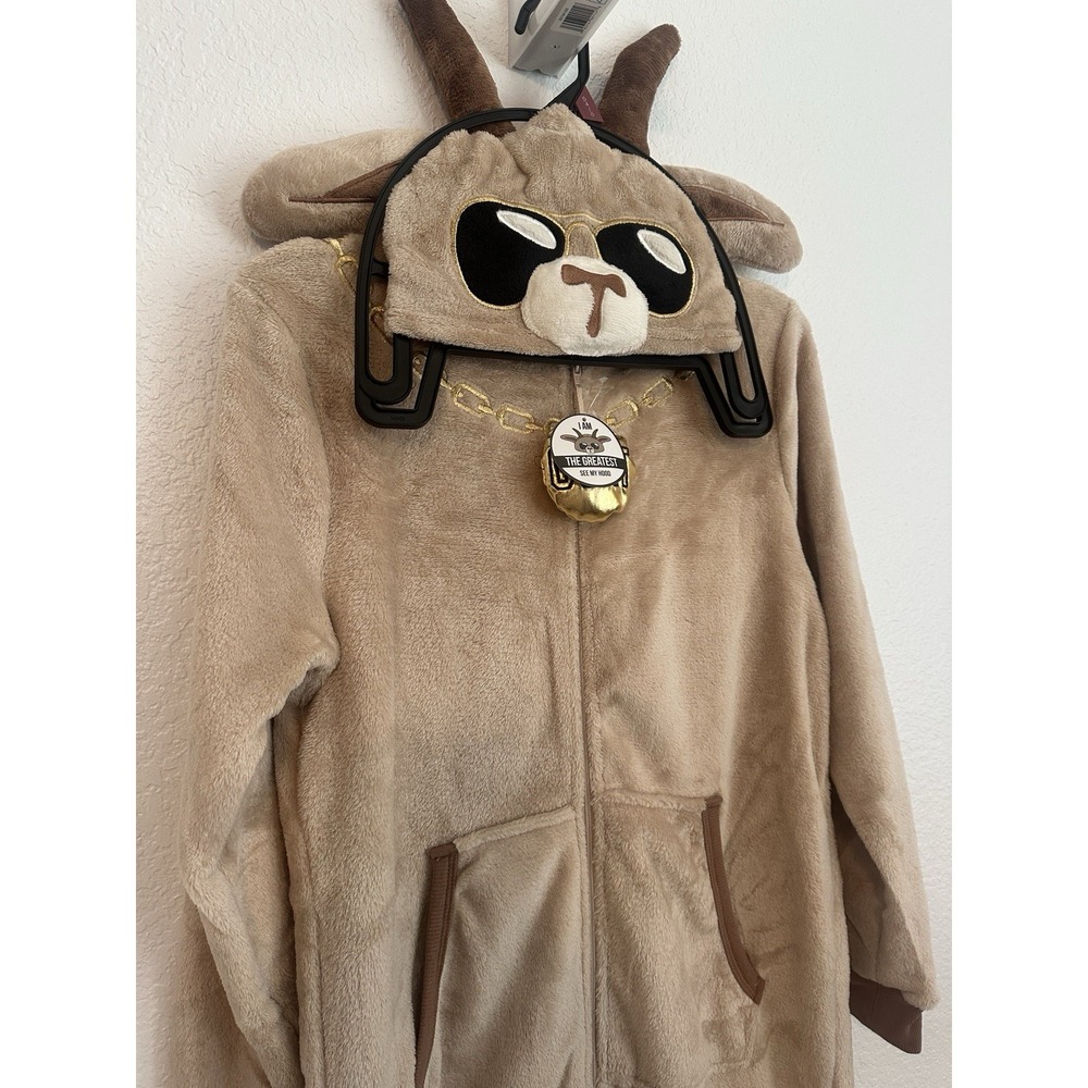 NWT Women's Small (4-6) GOAT Novelty Cosplay One Piece Pajama - Picture 2 of 5